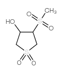 3-羟基-4-(甲基磺酰基)硫烷-1,1-二肟结构式