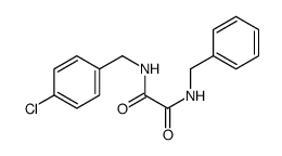 N-benzyl-N'-[(4-chlorophenyl)methyl]oxamide结构式