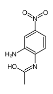 N-(2-氨基-4-硝苯基)乙酰胺结构式