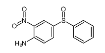 2-Nitro-4-phenylsulfinyl-anilin Structure