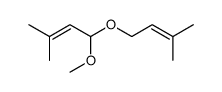 1-methoxy-3-methyl-1-(3-methylbut-2-enoxy)but-2-ene结构式