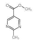 2-甲基嘧啶-5-羧酸甲酯结构式