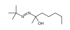 2-(tert-butyldiazenyl)heptan-2-ol Structure