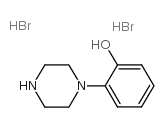 2-piperazin-1-ylphenol dihydrobromide结构式