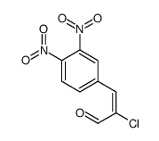 2-chloro-3-(3,4-dinitrophenyl)prop-2-enal Structure