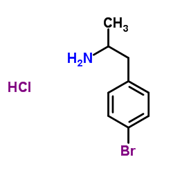 4-Bromoamphetamine (hydrochloride) Structure