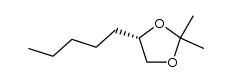 (S)-(+)-2,2-dimethyl-4-pentyl-1,3-dioxolane Structure