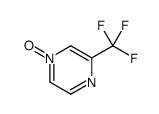 1-oxido-3-(trifluoromethyl)pyrazin-1-ium结构式