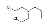 N,N-双(2-氯乙基)丙-1-胺结构式