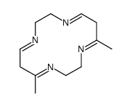 5,14-dimethyl-1,4,8,11-tetrazacyclotetradeca-4,7,11,14-tetraene结构式
