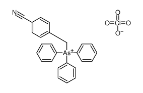 (4-cyanophenyl)methyl-triphenylarsanium,perchlorate Structure