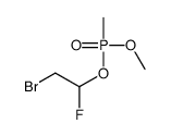 2-bromo-1-fluoro-1-[methoxy(methyl)phosphoryl]oxyethane结构式