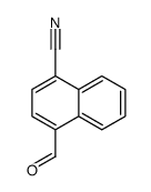 4-Cyanonaphthalene-1-carboxaldehyde Structure