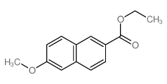 ethyl 6-methoxynaphthalene-2-carboxylate结构式