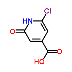2-氯-6-羟基异烟酸结构式
