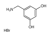 5-(Aminomethyl)-1,3-benzenediol hydrobromide (1:1) Structure