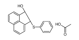 acetic acid,(1R,2R)-2-phenylsulfanyl-1,2-dihydroacenaphthylen-1-ol Structure