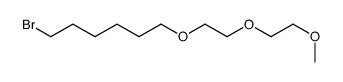 1-bromo-6-[2-(2-methoxyethoxy)ethoxy]hexane Structure