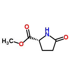 (R)-(-)-2-吡咯酮-5-甲酸甲酯结构式