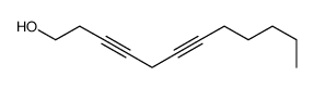 dodeca-3,6-diyn-1-ol结构式