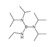 C2H5NHB{N(i-C3H7)2}2 Structure