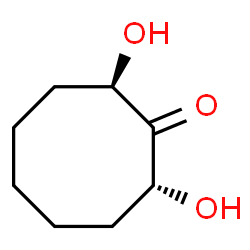 Cyclooctanone, 2,8-dihydroxy-, (2R,8R)-rel- (9CI) Structure