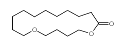 12-十六氧杂内酯结构式