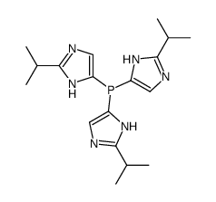 tris(2-propan-2-yl-1H-imidazol-5-yl)phosphane Structure
