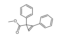 methyl 1,2-diphenylcycloprop-2-ene-1-carboxylate Structure