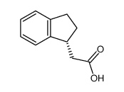 (R)-1-indanylacetic acid Structure