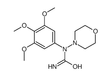 1-morpholin-4-yl-1-(3,4,5-trimethoxyphenyl)urea结构式