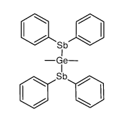 bis(diphenylstibino)dimethylgermane结构式