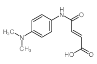 2-Butenoic acid,4-[[4-(dimethylamino)phenyl]amino]-4-oxo-, (2Z)- Structure