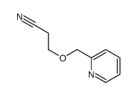 3-(pyridin-2-ylmethoxy)propanenitrile结构式