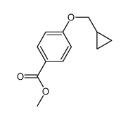 methyl 4-(cyclopropylmethoxy)benzoate Structure