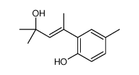 2-(4-hydroxy-4-methylpent-2-en-2-yl)-4-methylphenol结构式