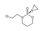 (R)-(+)-2-aziridino-3-(2-chloroethyl)tetrahydro-2H-1,3,2-oxazaphosphorin 2-oxide Structure