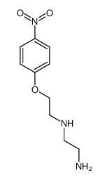 N'-[2-(4-nitrophenoxy)ethyl]ethane-1,2-diamine结构式