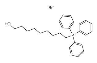 (9-hydroxynonyl)(triphenyl)phosphonium bromide结构式