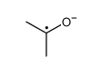 Acetone radical anion Structure