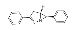 (5R,6R)-3,6-diphenyl-1,2-diazabicyclo[3.1.0]hex-2-ene结构式
