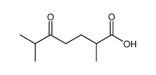 2,6-dimethyl-5-oxo-heptanoic acid Structure