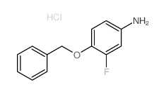 4-(BENZYLOXY)-3-FLUOROANILINE HCL结构式