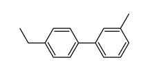 3-methyl-4'-ethylbiphenyl Structure