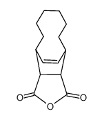 3a,4,5,6,7,8,9,10,11,11a-decahydro-4,11-ethenocyclodeca[c]furan-1,3-dione结构式