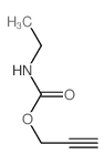 prop-2-ynyl N-ethylcarbamate结构式