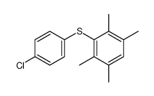 4'-chloro-2,3,5,6-tetramethyldiphenyl sulfide Structure