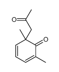 2,6-dimethyl-6-(2-oxopropyl)cyclohexa-2,4-dien-1-one Structure