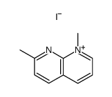 1,7-dimethyl-1,8-naphthyridinium iodide结构式