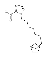 1H-Imidazole,2-nitro-1-[8-(1-pyrrolidinyl)octyl]- Structure